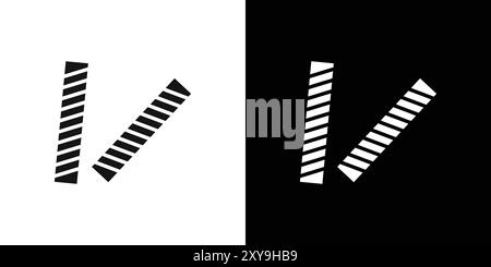Gemelli icon logo sign vector outline in black and white color Stock Vector