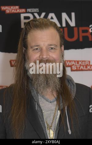 MANNHEIM, GERMANY, MARCH 17: Actor Ryan Hurst (Sons of Anarchy) at the Walker Stalker Germany convention. (Photo by Markus Wissmann) Stock Photo