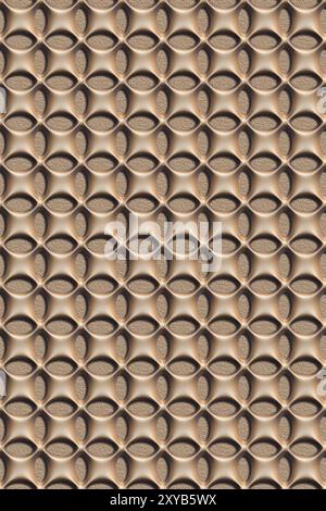 3D effect seamless background, wallpaper decoration pattern Stock Photo