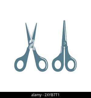 Vintage Paper Cutter Scissor Icon Vector Illustration Stock Vector