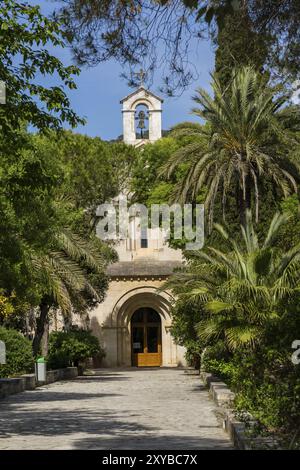 Oratori de Crestatx, Siglo XIII, Sa Pobla, ruta cultural de los santuarios, ermitas y oratorios de Mallorca, balearic islands, spain Stock Photo