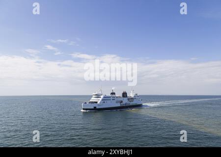 Puttgarden, Germany, July 26, 2016: A Ferry on the Baltic Sea between Puttgarden in Germany and Rodby in Denmark, Europe Stock Photo