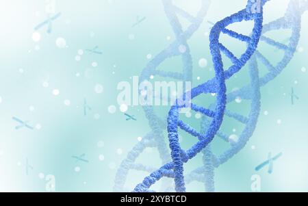 Conceptual image of DNA Stock Photo