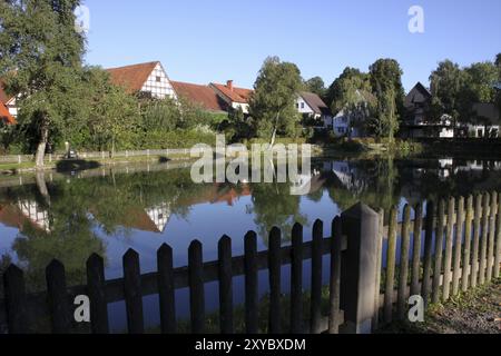 The cake pond in Alverdissen Stock Photo