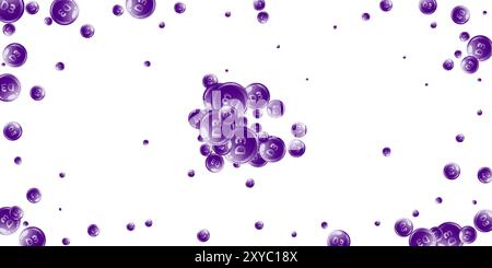 Vitamin D3 round capsules. Beauty treatment and nutrition skin care. Wellness concept. Medical and scientific background. Stock Vector