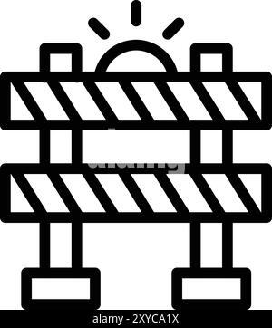 Barrier clipart, drawing illustration vector Stock Vector Image & Art ...