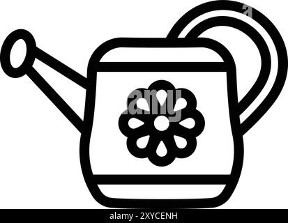 Watering can Vector Icon Design Illustration Stock Vector