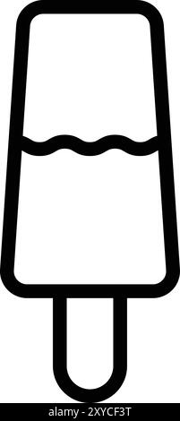 Ice cream Vector Icon Design Illustration Stock Vector