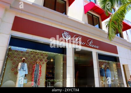 Beverly Hills, California: LORO PIANA fashion store on Rodeo Drive, Beverly Hills Stock Photo