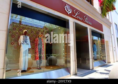 Beverly Hills, California: LORO PIANA fashion store on Rodeo Drive, Beverly Hills Stock Photo