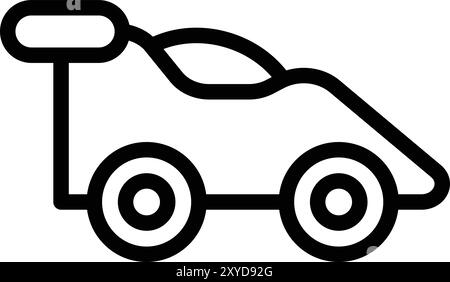 Car Vector Icon Design Illustration Stock Vector