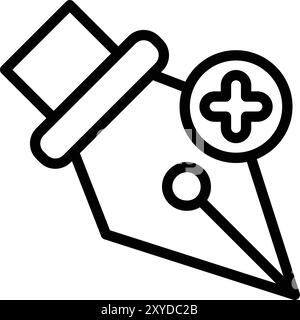 Add anchor Vector Icon Design Illustration Stock Vector
