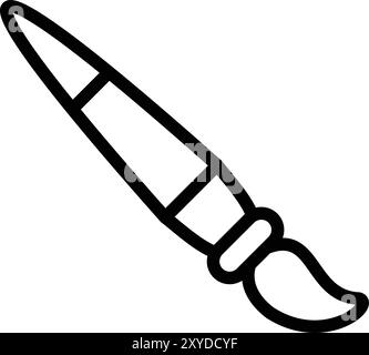 Paint brush Vector Icon Design Illustration Stock Vector