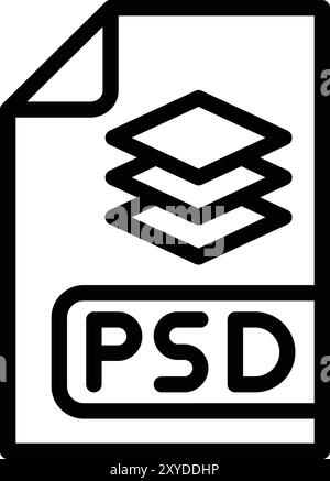 Psd file Vector Icon Design Illustration Stock Vector