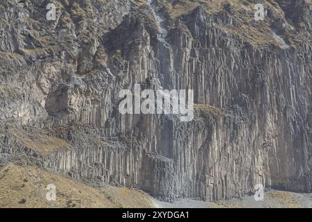 Photograph of the special rock formation in the Colca Canyon in Peru Stock Photo