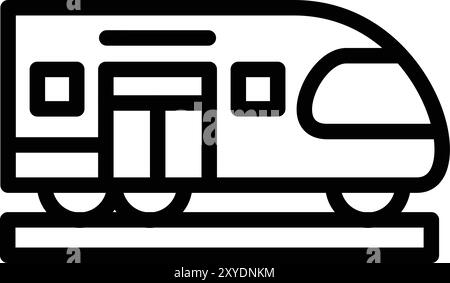 Train Vector Icon Design Illustration Stock Vector