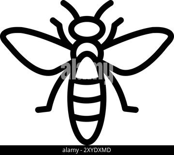 Insect Vector Icon Design Illustration Stock Vector
