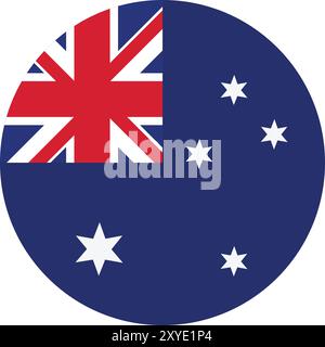 Australia flag vector illustration Stock Vector