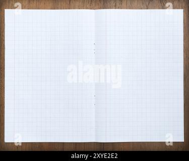 Paper textures on wood background Stock Photo