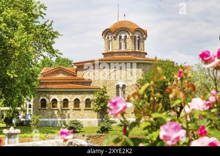 St. Lydia first European Christian, baptistry church in Lydia, Philippi, Greece, Europe Stock Photo