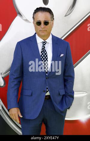 Andy Garcia at the World premiere of 'Ghostbusters' held at the TCL Chinese Theatre in Hollywood, USA on July 9, 2016 Stock Photo