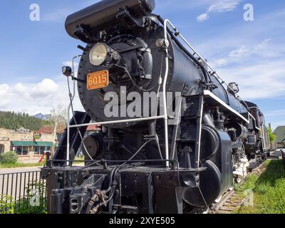 Pre-fire Jasper, Alberta, Canada Stock Photo