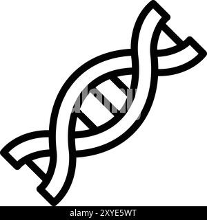 Dna Vector Icon Design Illustration Stock Vector