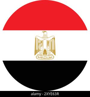 Egypt flag vector illustration Stock Vector