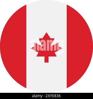 Canada flag vector illustration Stock Vector