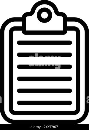 Clipboard Vector Icon Design Illustration Stock Vector
