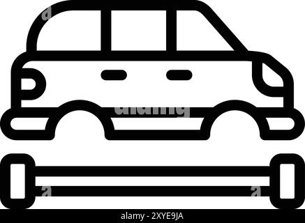 Chassis Vector Icon Design Illustration Stock Vector