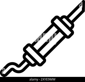Exhaust Pipe icon vector image Stock Vector Image & Art - Alamy