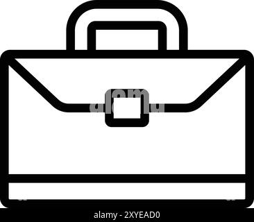 Briefcase Vector Icon Design Illustration Stock Vector