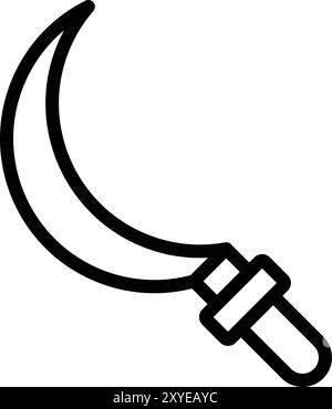 Sickle icon vector illustration logo design Stock Vector Image & Art ...