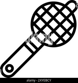 Tea Strainer Vector Icon Design Illustration Stock Vector
