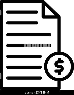 Financial Vector Icon Design Illustration Stock Vector
