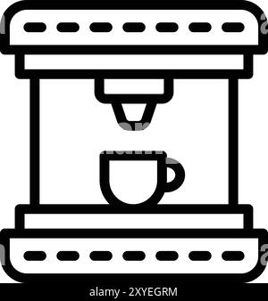 Coffee maker clipart, illustration vector Stock Vector Image & Art - Alamy