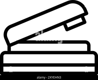 Stapler Vector Icon Design Illustration Stock Vector