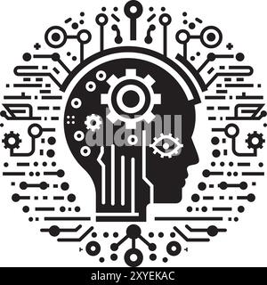 Information Communication Technology vector design. Stock Vector