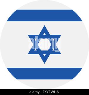 Israel flag vector illustration Stock Vector