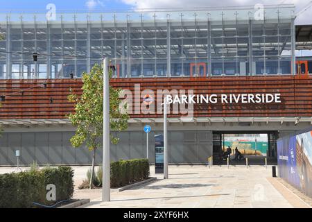 The newly completed Barking Riverside Station in east London, UK. Part ...