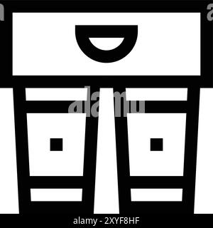 Cup Carrier Vector Icon Design Illustration Stock Vector