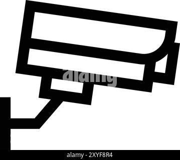 Cctv Camera Vector Icon Design Illustration Stock Vector