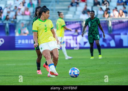 PARIS, FRANCE - JULY 25: Duda Sampiao of Brazil during the Paris ...