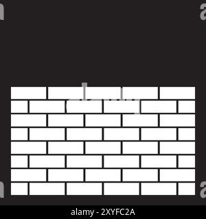 pile of bricks icon,vector illustration design template background. Stock Vector