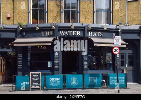 London, UK. 29th August 2024. The Water Rats live music venue and bar, exterior daytime view. Credit: Vuk Valcic/Alamy Live News Stock Photo