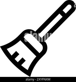 Feather duster Vector Icon Design Illustration Stock Vector