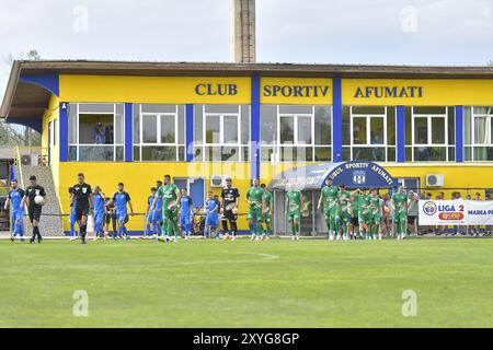 CUPA ROMANIEI LA FOTBAL , CS AFUMATI vs FC GLORIA BUZAU , 29.08.2024 Stock Photo