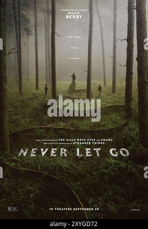 Never Let Go movie poster Stock Photo