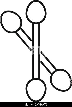 Icon of a network hub connecting digital devices, symbolizing data transfer and connectivity Stock Vector